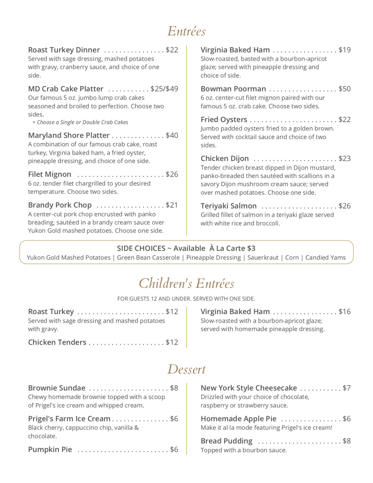 Thanksgiving Menu thanksgiving-menu